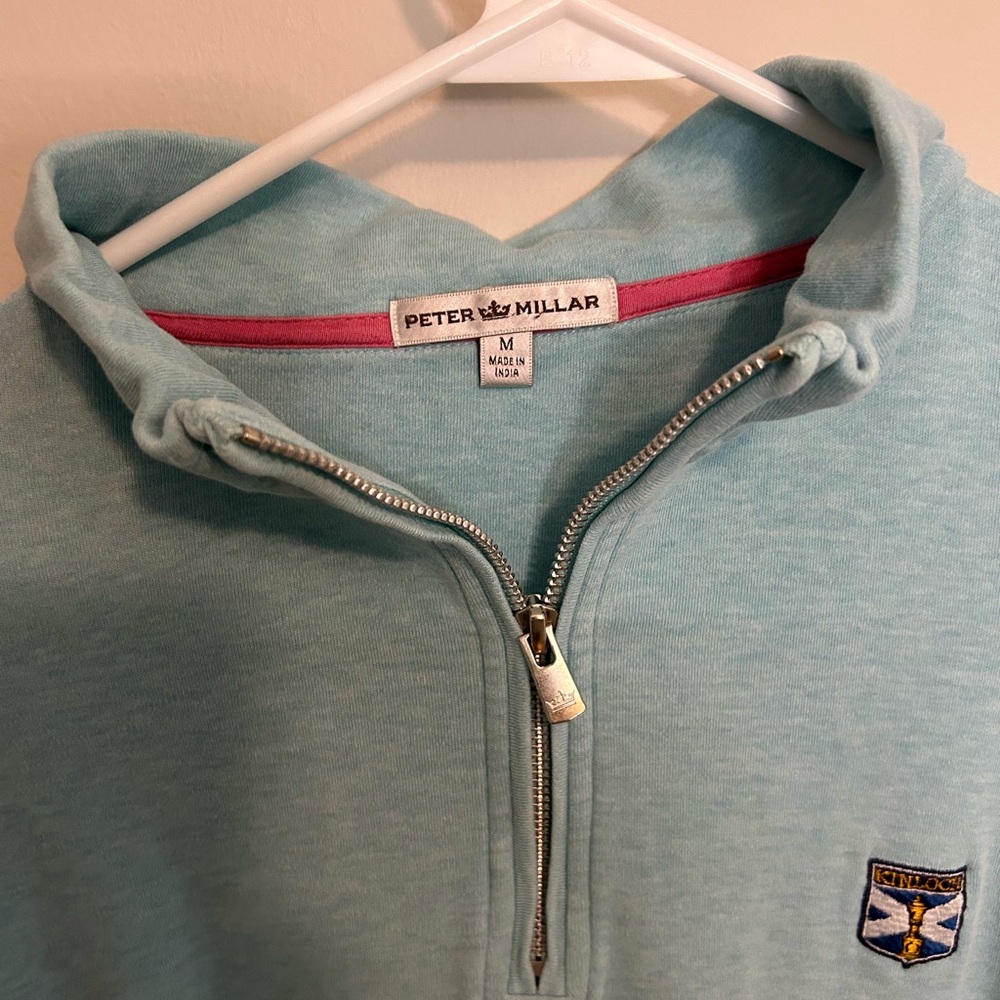 Peter Millar quarter zip - Kinloch Golf Club - size M